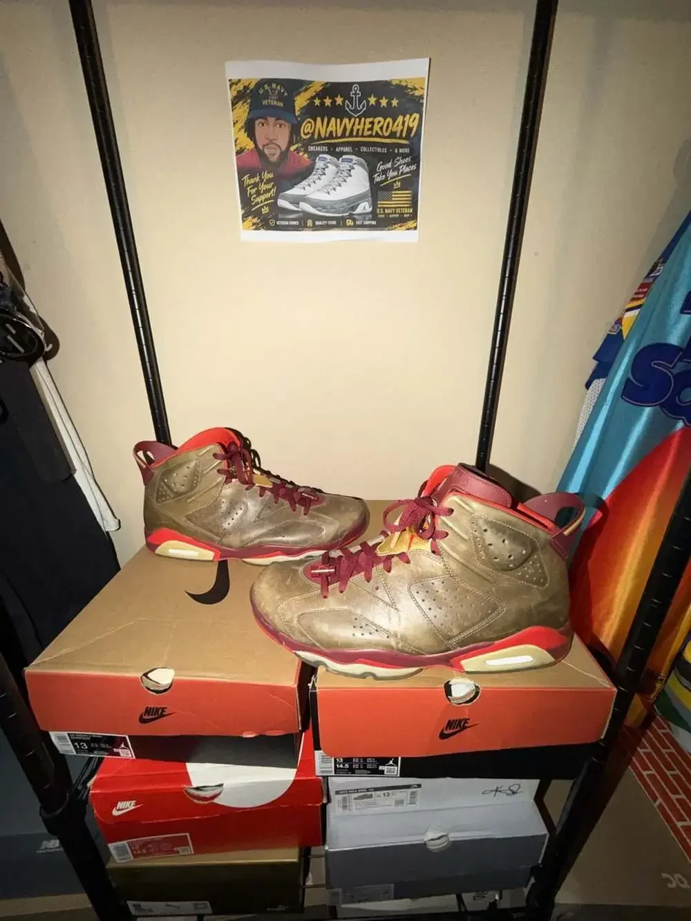 Jordan Air Jordan 6 Retro Size 13 Cigar